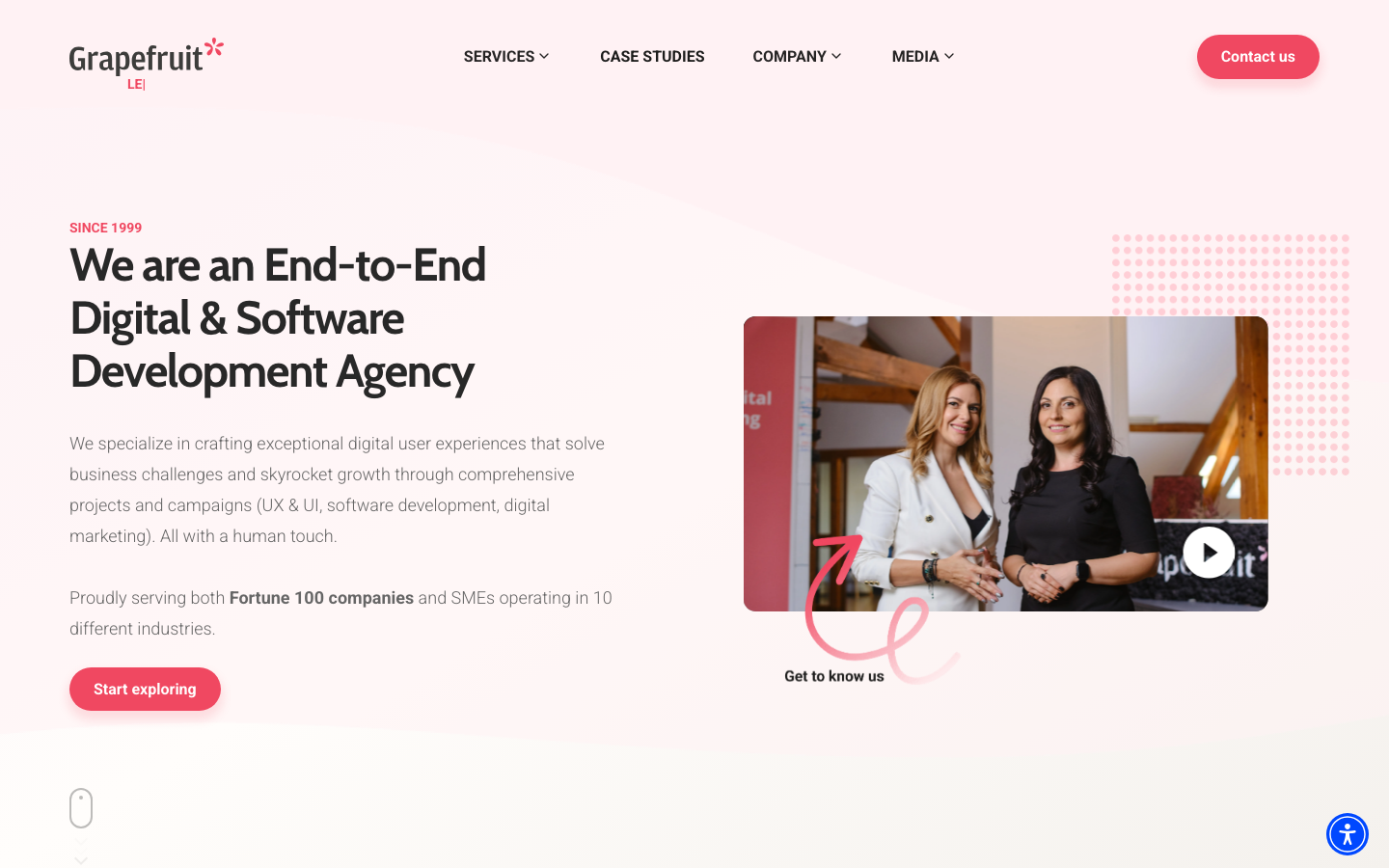 Captura a site-ului Grapefruit