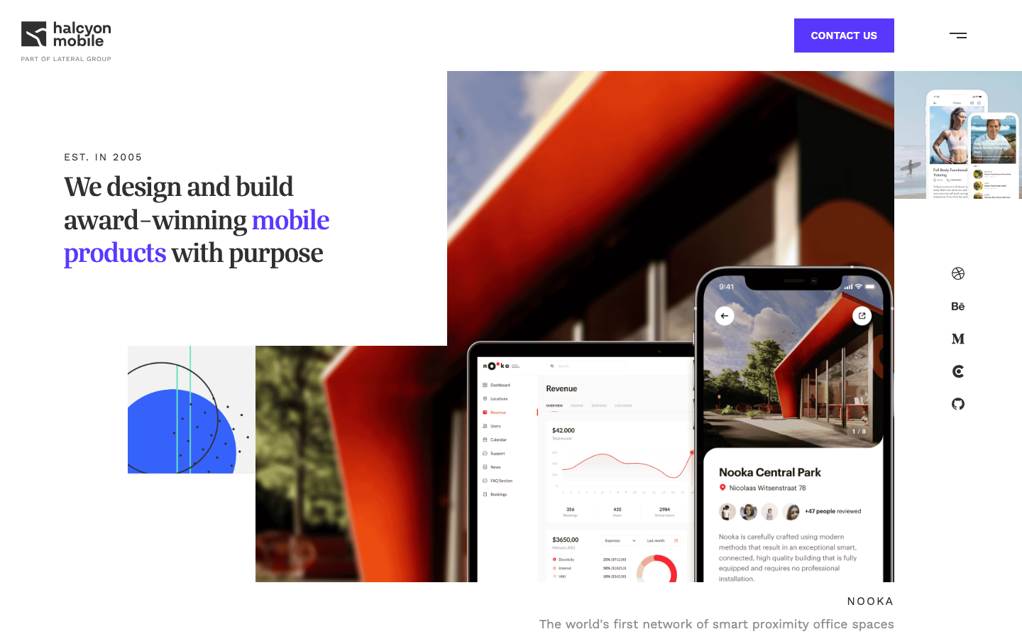 Captura a site-ului Halcyon Mobile