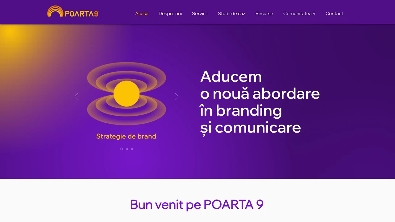 Captura a site-ului POARTA 9