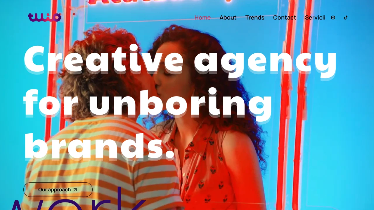 Captura a site-ului Tuio